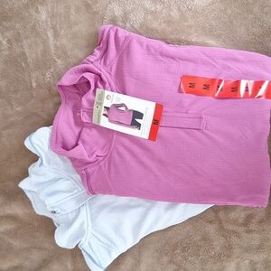 Mondetta Women's Active 1/4 Zip Long Sleeve Top bundle.